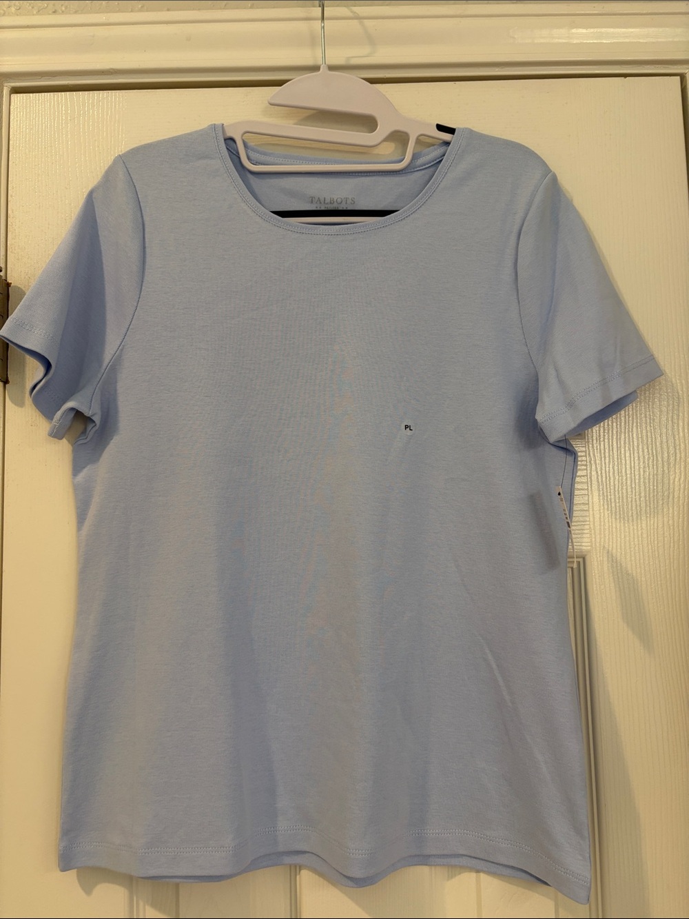 Talbots Light Blue Short Sleeve Crewneck Tee